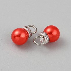 Абс пластмассовые жемчужные подвески&nbsp;DIY-TAC0020-66A