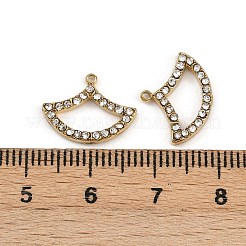 Подвески из нержавеющей стали 304 со стразами&nbsp;STAS-Z154-03G-01