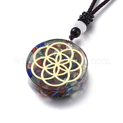 Ожерелья из оргонитовой чакры NJEW-P253-B