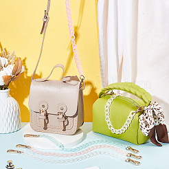 5 шт. 5-цветная акриловая имитация желе панцирная цепочка для кошелька&nbsp;FIND-PH0017-48