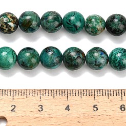 Природные хризоколлу бисер нитей G-L642-B12-8mm