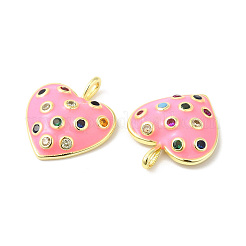 Настоящие 16k позолоченные латунные подвески с микропаве&nbsp;ZIRC-L103-056G