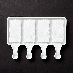 Пищевые силиконовые Молды для мороженого прямоугольной Молды «сделай сам»&nbsp;LS-DIY-D062-02B