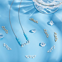 20 шт. 2-х цветные подвески-соединители из нержавеющей стали 304&nbsp;STAS-UN0044-34