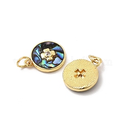 Латунные микро проложить кубического циркония подвески&nbsp;KK-K384-12G