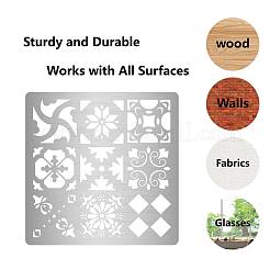 Трафареты для штампов из нержавеющей стали&nbsp;DIY-WH0238-058