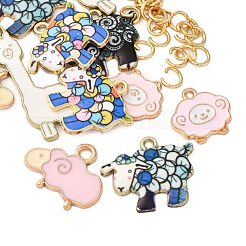 Подвески из эмали и сплава&nbsp;ENAM-FP0002-48