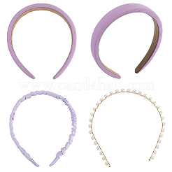 Элегантные тканевые резинки для волос&nbsp;AJEW-WH20033-045B