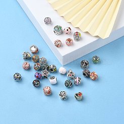 Сплавочные европейские бусины&nbsp;X-MPDL-S066-045