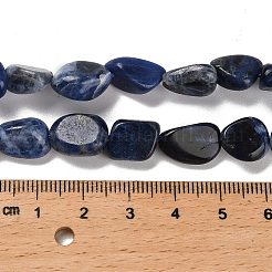 Природный содалит бисер нитей&nbsp;LS-G-P497-01E-55