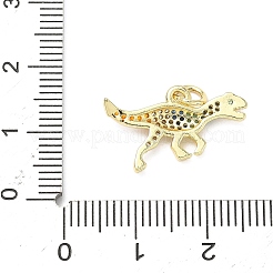 Латунные микро проложить кубического циркония подвески&nbsp;ZIRC-I356-10G