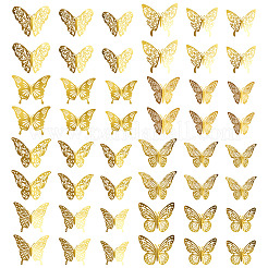 96 шт. 8 стиля 3D наклейки на стену в виде бабочки для домашних животных&nbsp;DIY-TA0013-12A