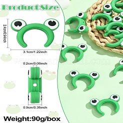 20 шт. силиконовые фокусные бусины в виде лягушачьих ушей&nbsp;SIL-CJ0002-83B