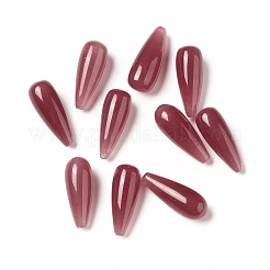 Заостренные бусины из натурального малайзийского нефрита&nbsp;G-G994-K01