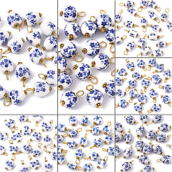 20 шт. фарфоровые подвески ручной работы&nbsp;PALLOY-YW00112-01