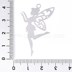 Подвески из нержавеющей стали 201 с защитой от потускнения&nbsp;STAS-N103-197P