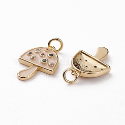 Латунные подвески из микро-паве&nbsp;X-KK-C100-09G