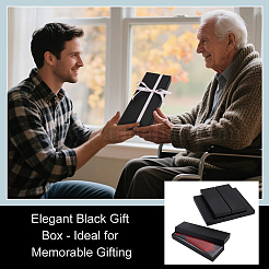 Коробки для хранения бумажно-картонных галстуков&nbsp;CON-WH0107-65