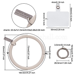 6 комплект 6-х цветных брелоков для ключей&nbsp;KEYC-OC0001-08