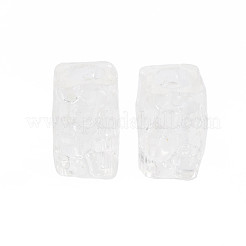 Прозрачные хрустящие акриловые европейские бусины CACR-S010-09