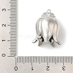 Покрытие стойки латунь микропаве прозрачные подвески из кубического циркония&nbsp;KK-A229-01B-P