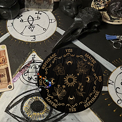 Ahademaker 1 шт. натуральный розовый кварц маятник биолокации кулон&nbsp;DIY-GA0003-53H