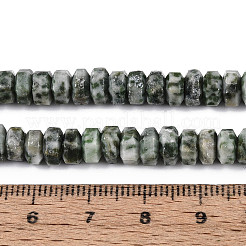 Натуральные зеленые пятна яшмовых нитей&nbsp;G-N357-14A-08