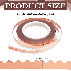 Клейкие ленты из медной фольги&nbsp;AJEW-WH0736-17B