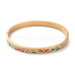 Шарнирные браслеты из нержавеющей стали 304 для женщин&nbsp;BJEW-K263-04G-03