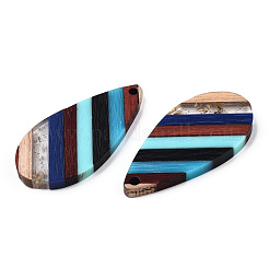 Подвески из смолы и ореха&nbsp;RESI-N039-13