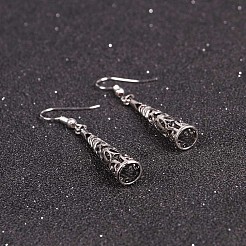 Треугольные серьги-подвески из сплава в этническом стиле&nbsp;FS-WGD4BE5-01