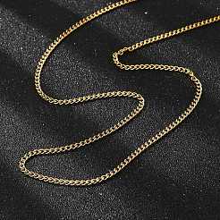 Унисекс повседневный стиль ожерелья из нержавеющей стали 304 панцирные цепи&nbsp;STAS-O037-54G