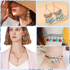 600 шт. фурнитура для ювелирных изделий&nbsp;KK-SP0001-73B-S