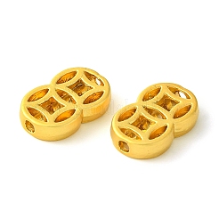 Покрытие стойки полые латунные бусины&nbsp;KK-G501-10G