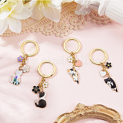 Брелок из эмали из сплава 4 шт.&nbsp;KEYC-SC00013