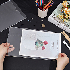 Прозрачные акриловые держатели для именных карточек&nbsp;AJEW-WH0481-59B