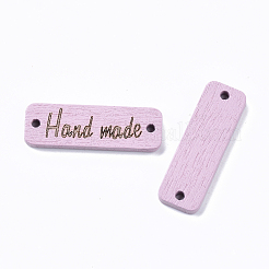 Окрашенные распылением деревянные соединители звеньев&nbsp;WOOD-T026-012