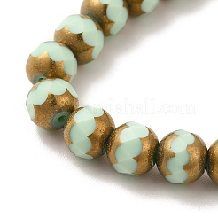 Непрозрачные сплошные цветные стеклянные бусины&nbsp;GLAA-G098-02A