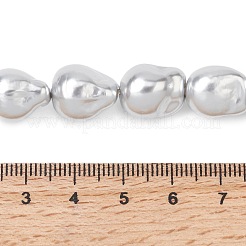 Нити бусин из гальванизированного непрозрачного стекла&nbsp;EGLA-H113-06