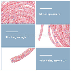 10 ярд трубчатого шнура из ПВХ и синтетического каучука&nbsp;RCOR-WH0003-04B