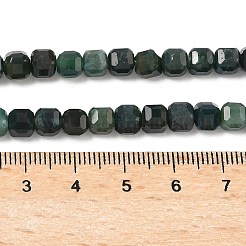 Природные моховой агат бисер нитей&nbsp;G-F797-A21-01