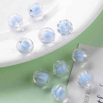 Прозрачные акриловые бусины&nbsp;TACR-S152-07A-SS2113-1