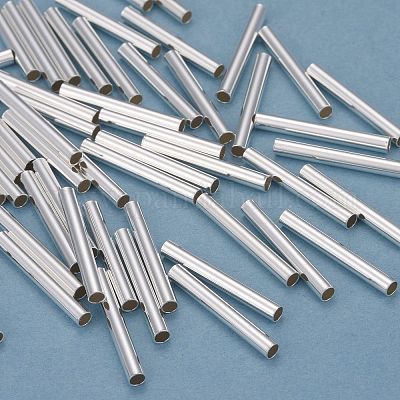 Бисера латунной трубки&nbsp;KK-Y003-73G-S-1