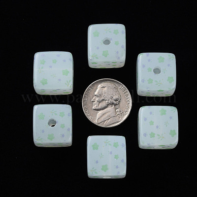 Окрашенные акриловые бусины &nbsp;MACR-S374-11C-04-1