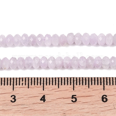 Природные кунцит бисер нитей&nbsp;G-B175-A12-2x4mm-1