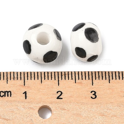 Фарфора ручной работы европейский бусины&nbsp;LS-PORC-C009-01F-1