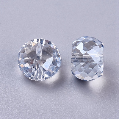 Гальванические стеклянные бусины EGLA-E005-08-1