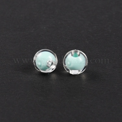 Акриловые бусины&nbsp;MACR-WH0007-09G-1