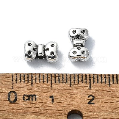 Сплавочные овальные бусины тибетского стиля &nbsp;TIBEB-F065-07AS-01-1