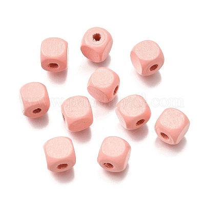 Спрей окрашены деревянные бусины&nbsp;WOOD-P021-01B-25-1